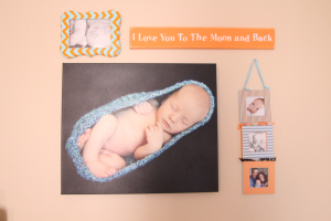 Baby Boy Nursery Gallery Wall - Our first baby boy nursery decor - This is our Bliss