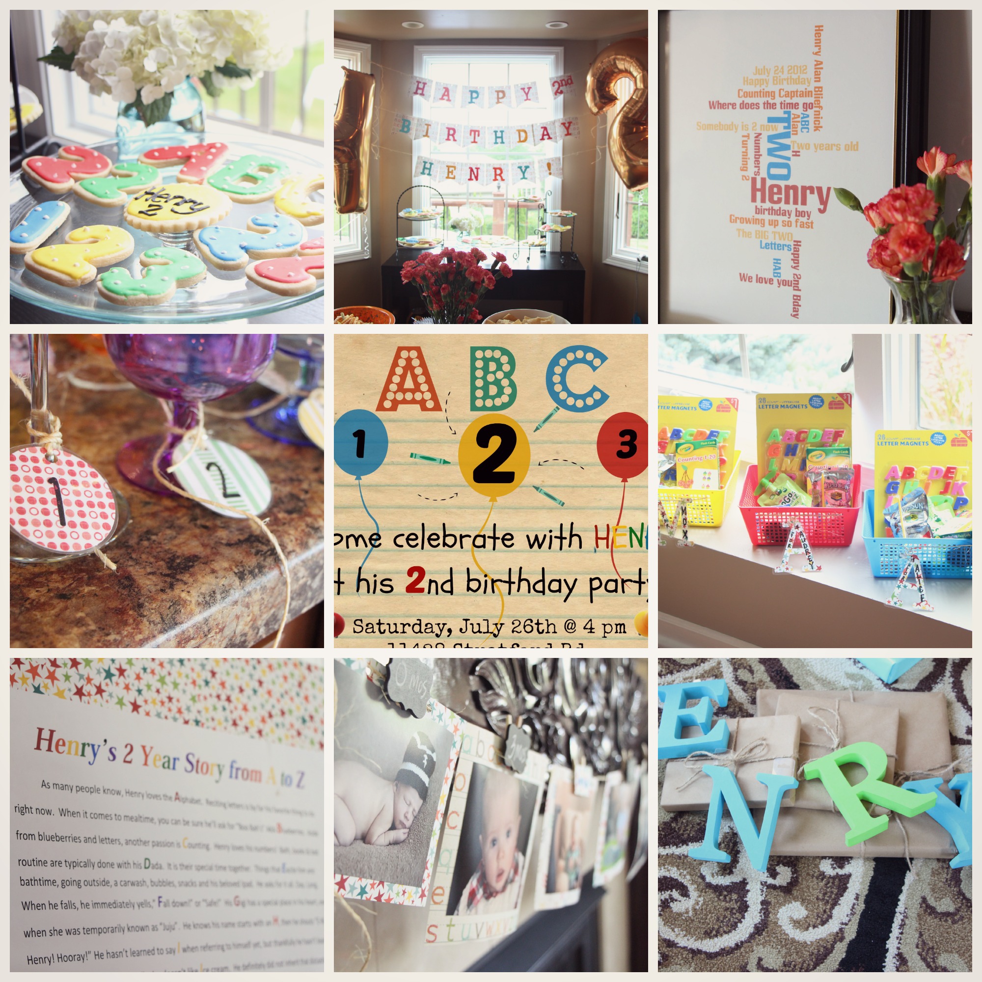 ABC 123 Party Details - abc 123 birthday party - kid's party - alphabet birthday - this is our bliss
