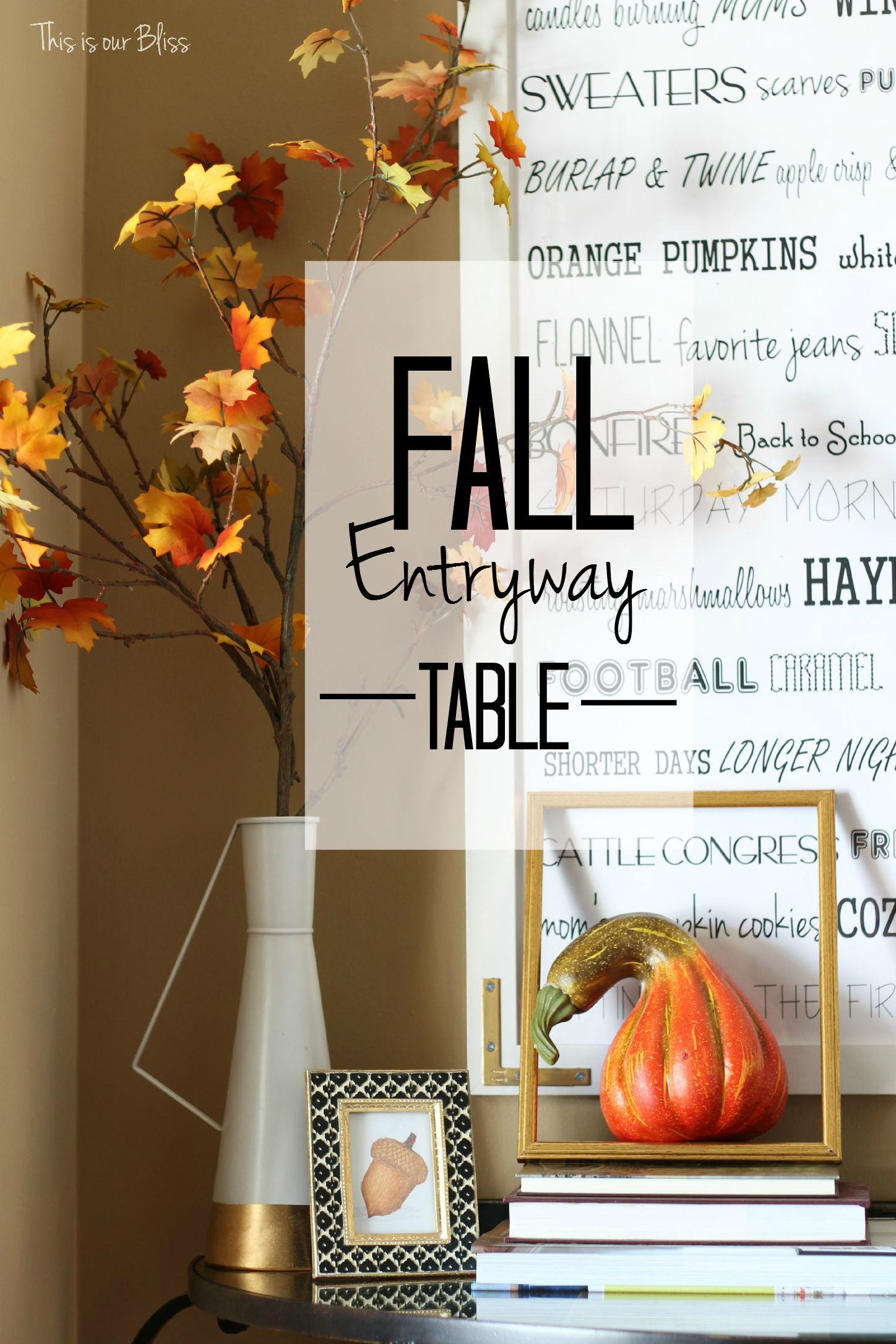 Let's decorate for fall, Foton Style! What's your fall vibe