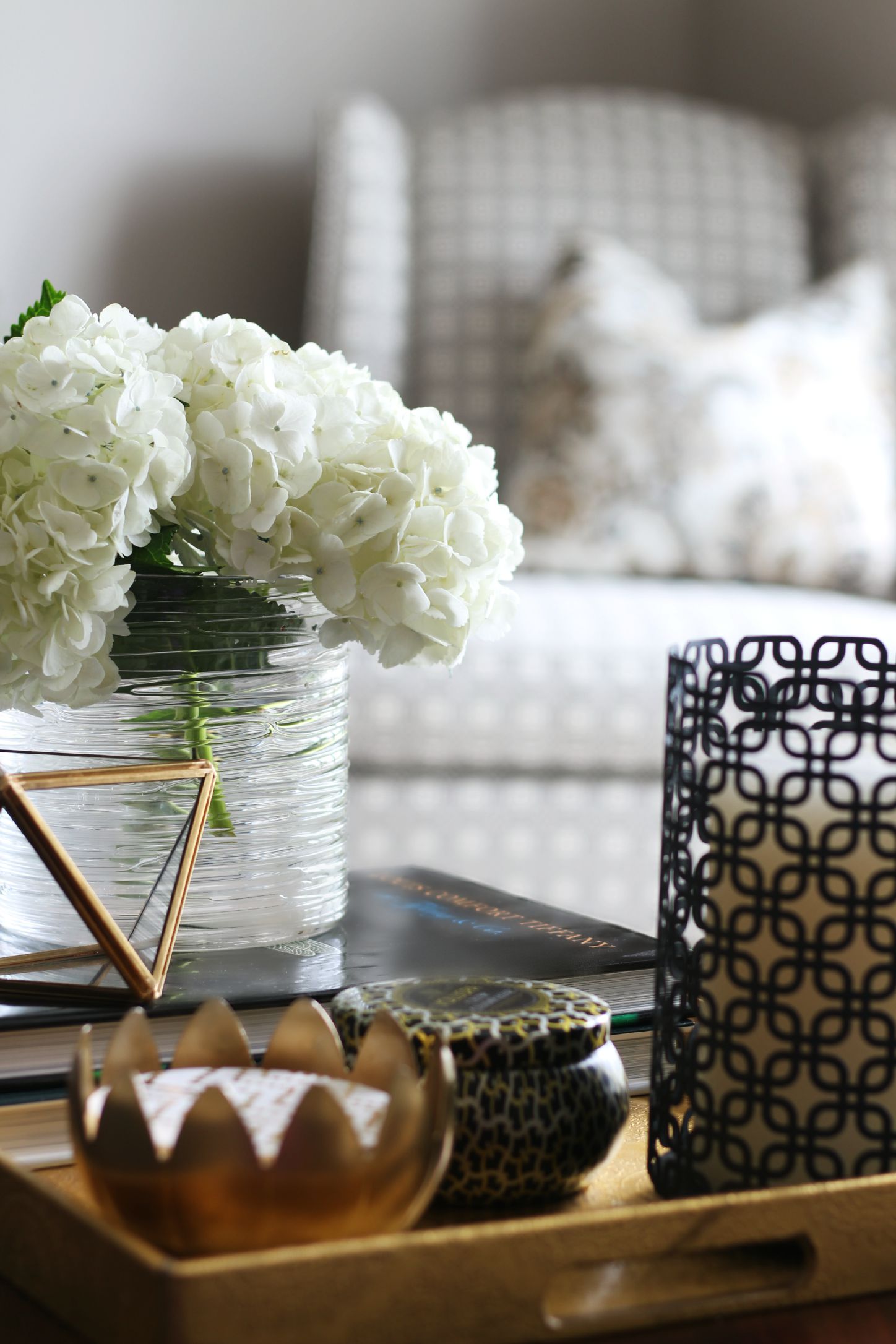 How to style a coffee table - coffee table styling - elements of a well-styled coffee table - Back to Basics - This is our Bliss