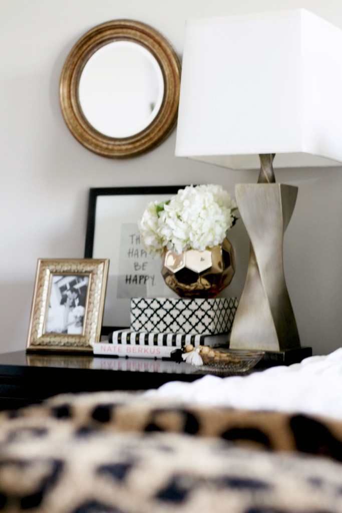 How to style a nightstand - bedside table styling essentials - back to basics - This is our Bliss