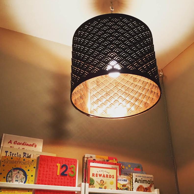ig post from reading nook light