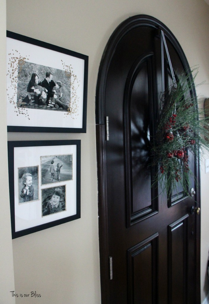 minted photo art - holiday front door and christmas wreath - This is our Bliss