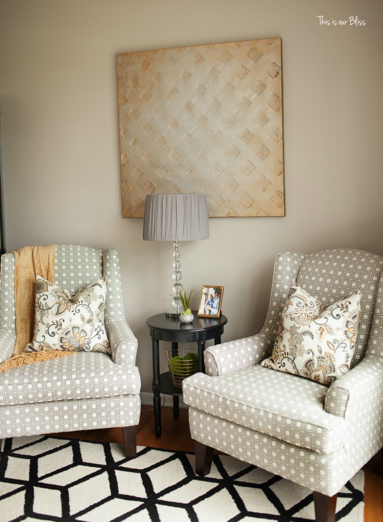 This is our Bliss in-home shoot - formal living room chairs - thisisourbliss.com