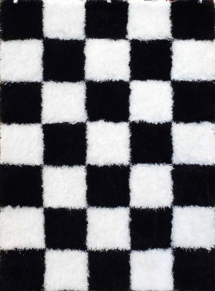 black and white checkerboard rug | This is our Bliss