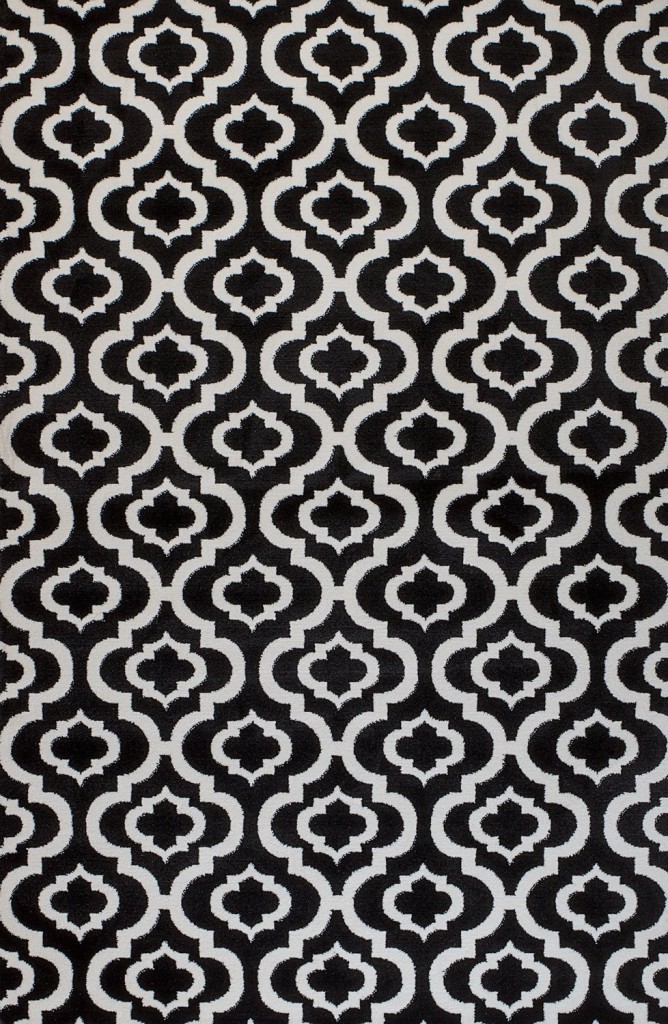 black and white trellis rug - This is our Bliss