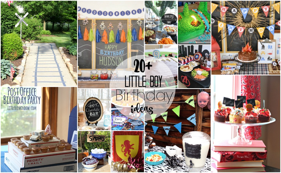 20+ cute and creative little boy birthday party theme ideas | this is our Bliss