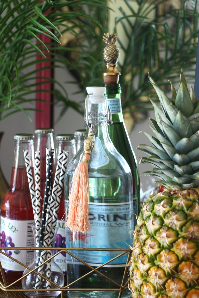 Eddie Ross Inspired by DIY | Indoor Summer Bar | Bar styling | pineapple | This is our Bliss