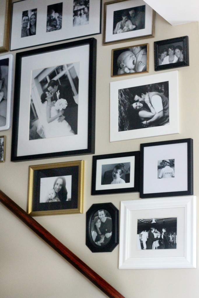 Stairway gallery wall This is our Bliss