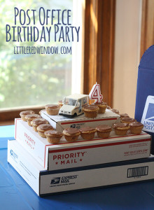 post office birthday party theme