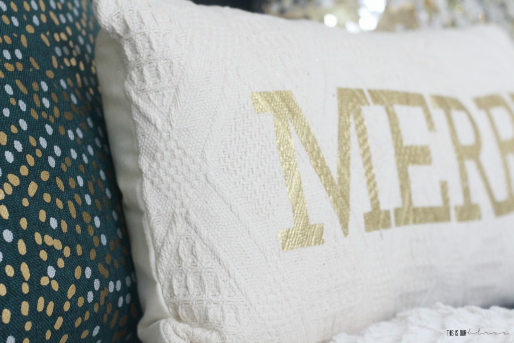 gold-merry-sweater-pillow-cozy-decor-this-is-our-bliss