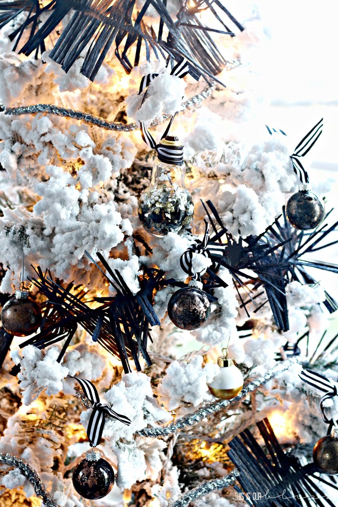 Eclectic Ornaments of Christmas Hop | DIY Foil Confetti & Pom Pom Filled Ornament | This is our Bliss | www.thisisourbliss.com