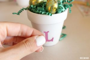 DIY Easter Egg Topiary Placecard | This is our Bliss