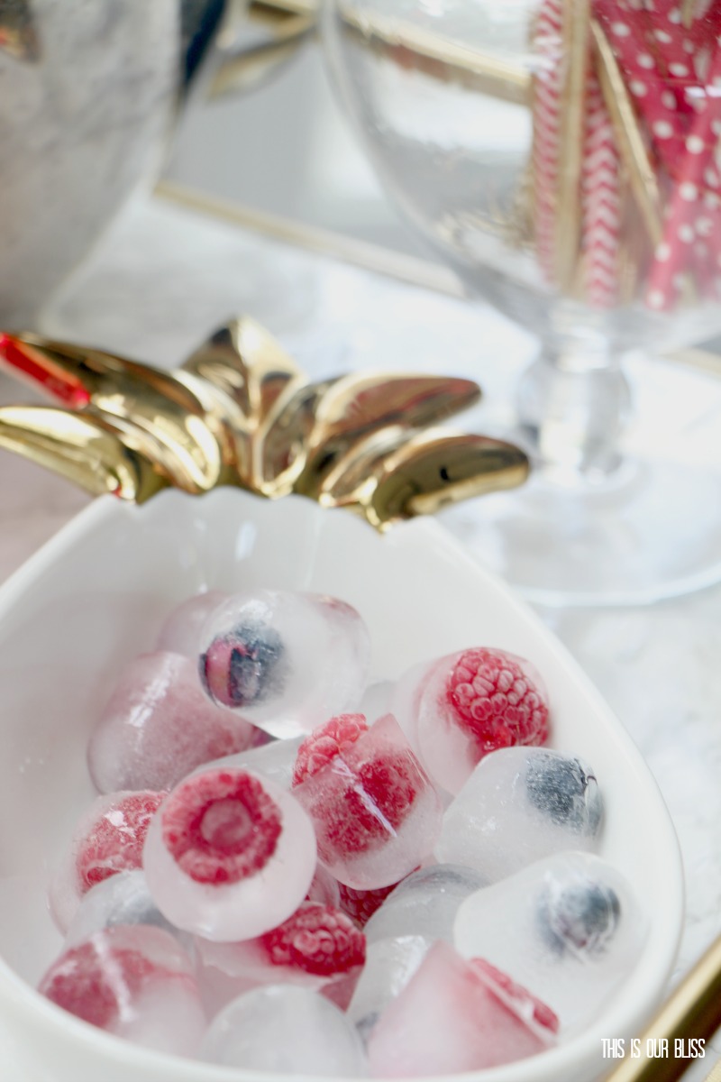 Festive Holiday Ice Cubes - A Paige of Positivity