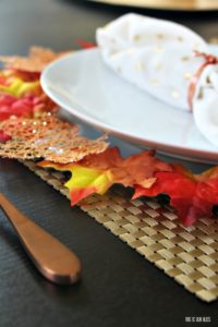 DIY Maple Leaf Charger Plate | Fall themed Decor | My Dollar Store DIY