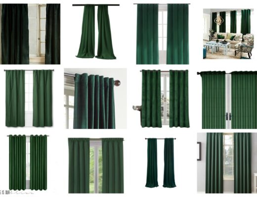 Drop dead gorgeous dark green drapes curtains for your home - This is our Bliss