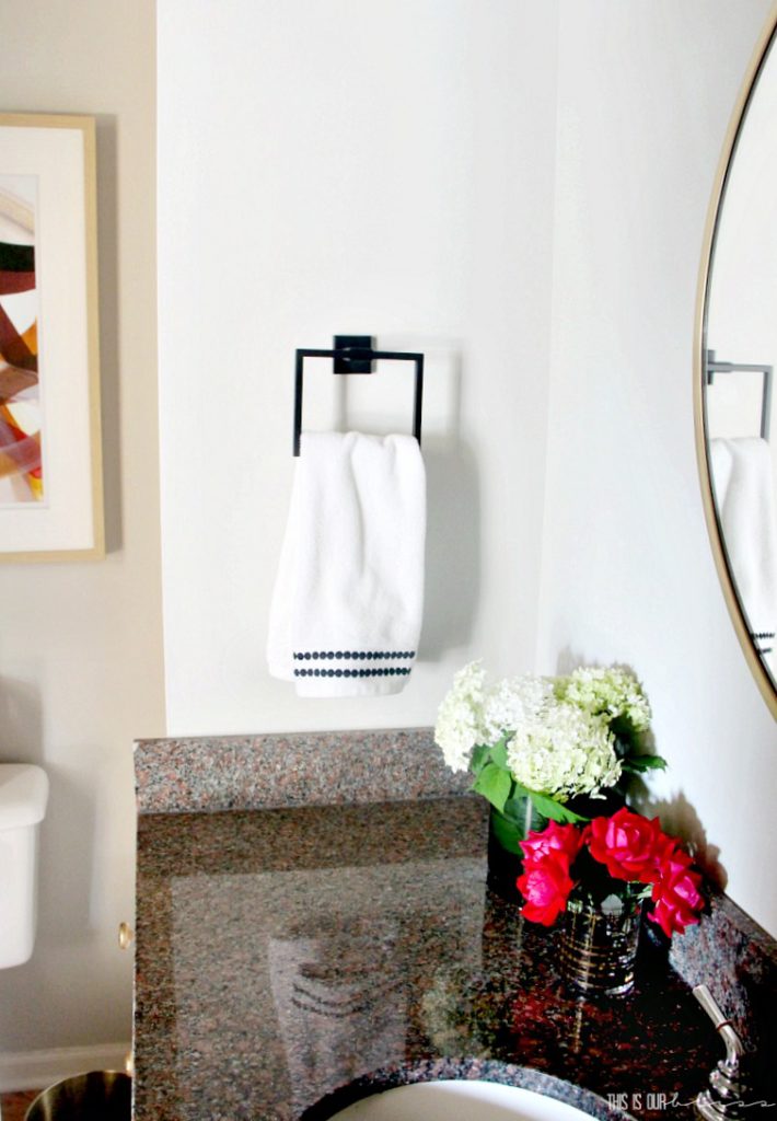 Pretty in Pink Powder Room Refresh Reveal This is our Bliss