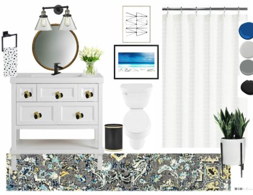 Primp & Pamper Bathroom Refresh Mood Board - This is our Bliss