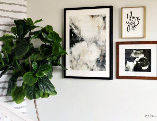Nursery gallery wall with Minted art prints - Sophisticated Neutral Nursery - One Room Challenge Spring 2018 - This is our Bliss