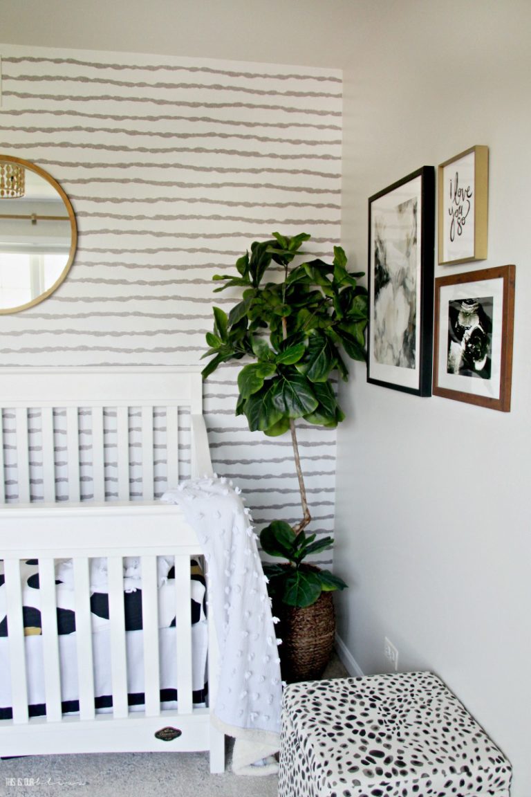 Sophisticated Neutral Nursery Reveal | This is our Bliss