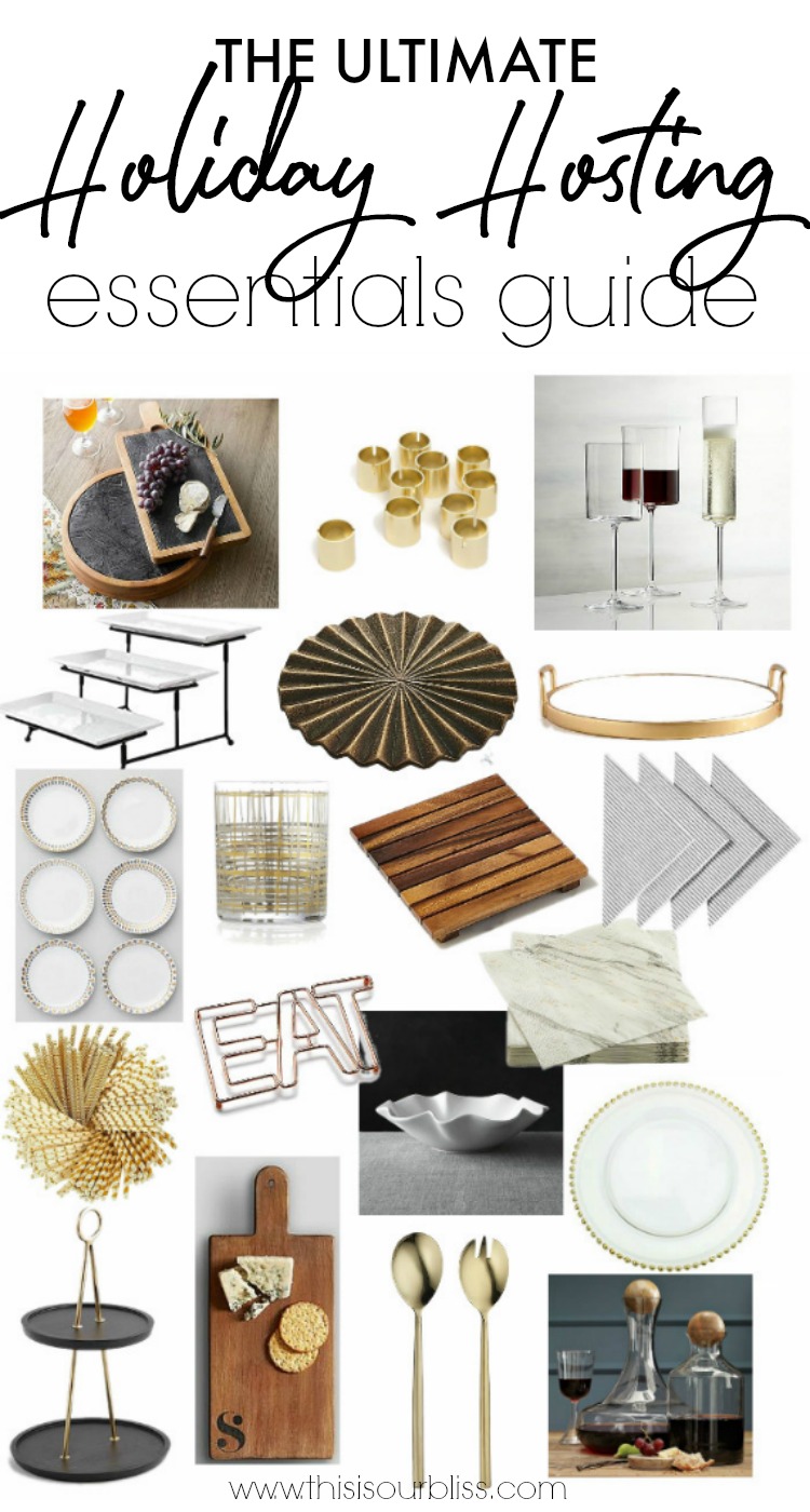 Your Guide to the Most Chic & Functional Holiday Hosting Essentials