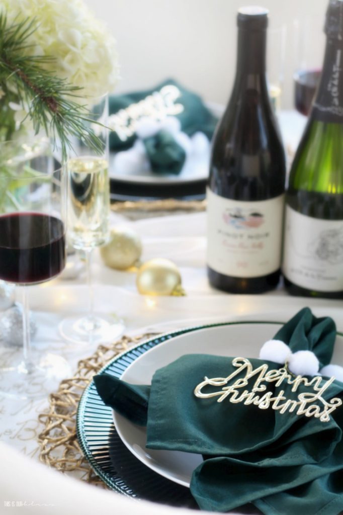 Holiday hosting - setting a beautiful Christmas tablescape to entertain - This is our Bliss