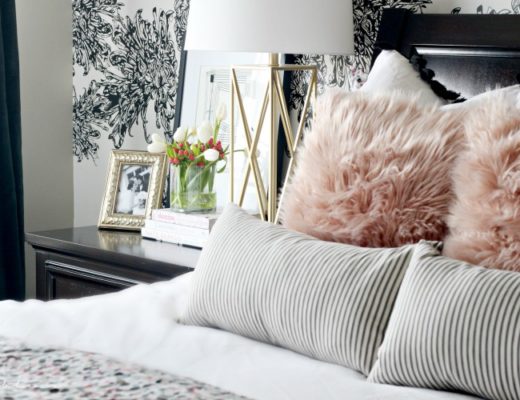 How to do a Mini Spring Refresh in the Bedroom - Bedroom styling - how to style a nightstand - This is our Bliss