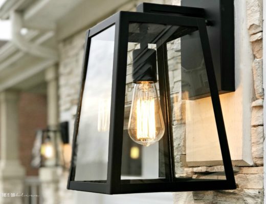 featured - exterior lights with black metal and edison bulbs - Outdoor lighting ideas - This is our Bliss