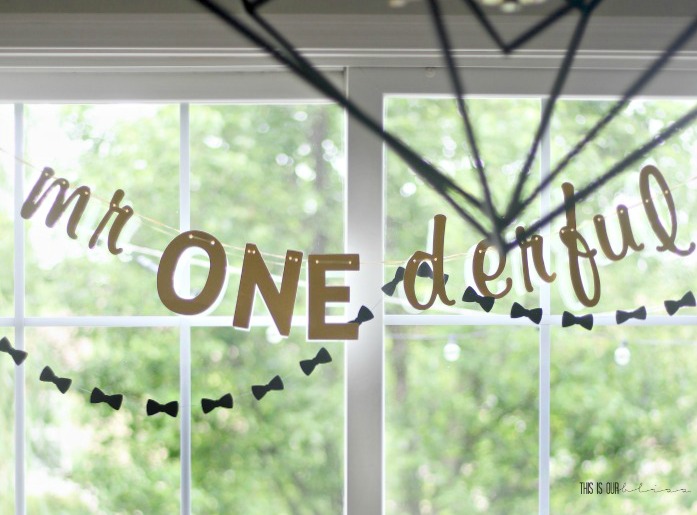 Mickey Mouse Mr Onederful High Chair Banner - 1st Birthday Party Decorations