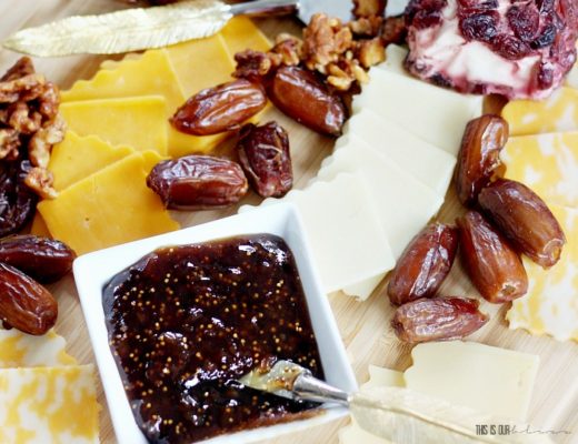 featured elevated cheese board using sliced cheese - This is our Bliss