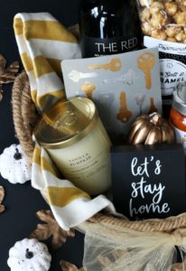 How to Put Together a Simple Housewarming Gift Basket | This is our Bliss