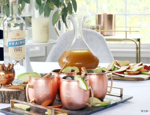 Apple Cider Fall cocktail - Moscow mules with Prairie Organic Vodka - This is our Bliss