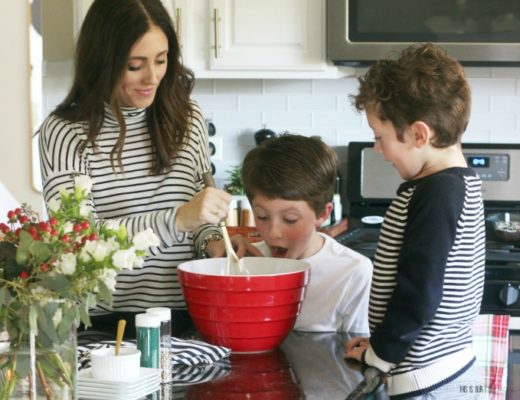 featured General Mills + Betty Crocker Brownie Mix - Holiday baking with the boys - This is our Bliss