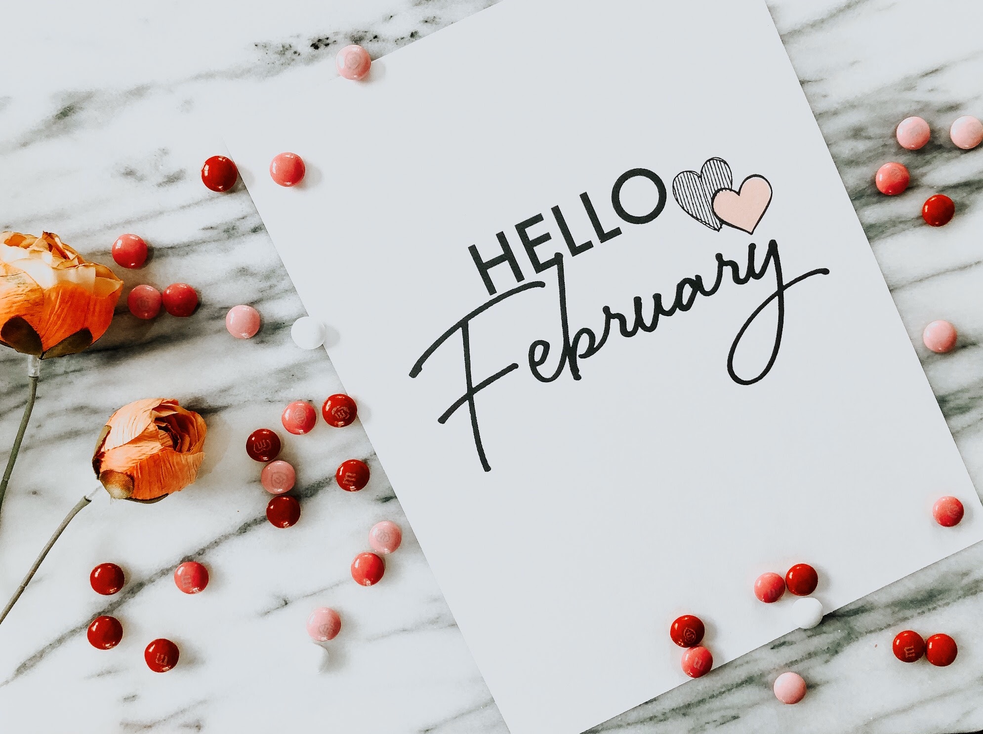 hello february images
