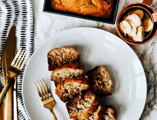 Delicious banana bread recipe - mini loaves of banana bread - This is our Bliss copy