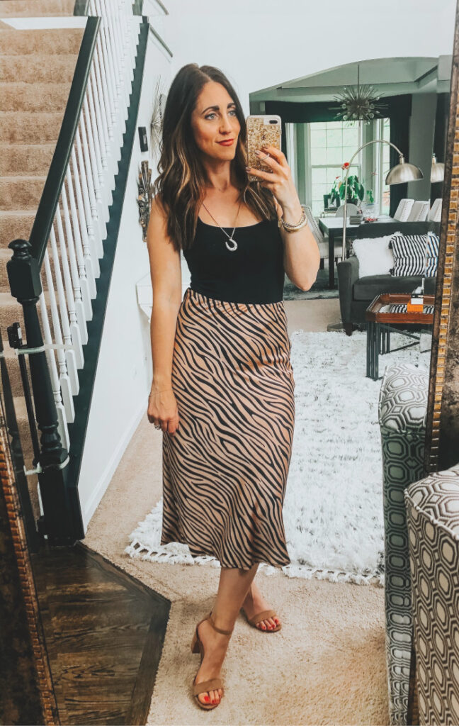 3 Ways to Wear a Satin Midi Skirt | This is our Bliss