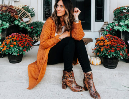 fall front porch with pumpkin spice sweater - This is our Bliss