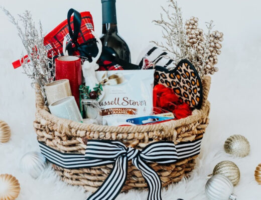 Holiday Survival Kit - How to create a Holiday Survival Kit - holiday essential basket - This is our Bliss copy