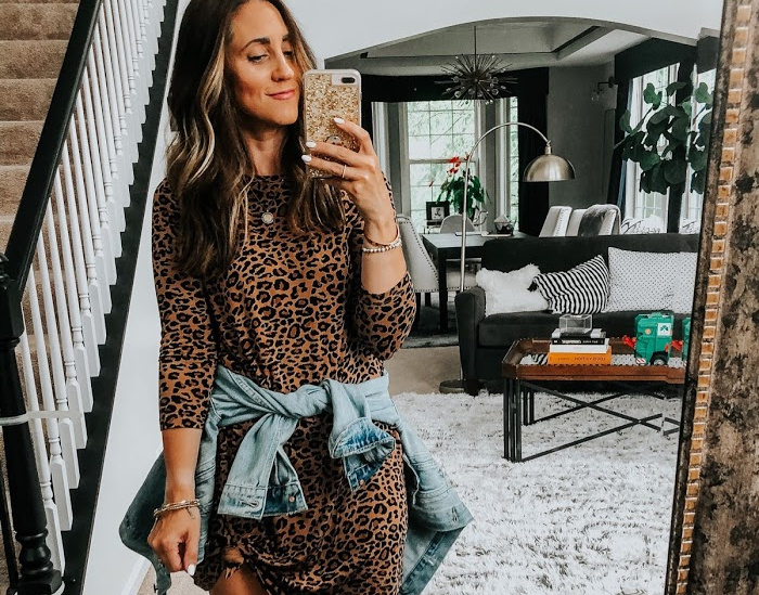 The $13 Leopard Dress You Need and How to Wear it // This is our Bliss