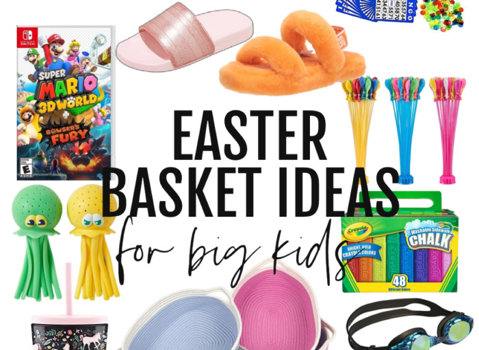 Easter Basket Ideas for big kids - boy and girl Easter basket ideas #easterbasketideas #eastergiftguideforkids #eastergiftguideforgirls #easterideasforboys- This is our Bliss copy