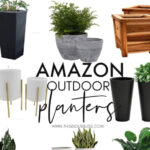 Amazon Outdoor Planters - Porch perfect planters from Amazon #amazonoutdoor #amazonhome #amazonfinds #patiofurniture copy