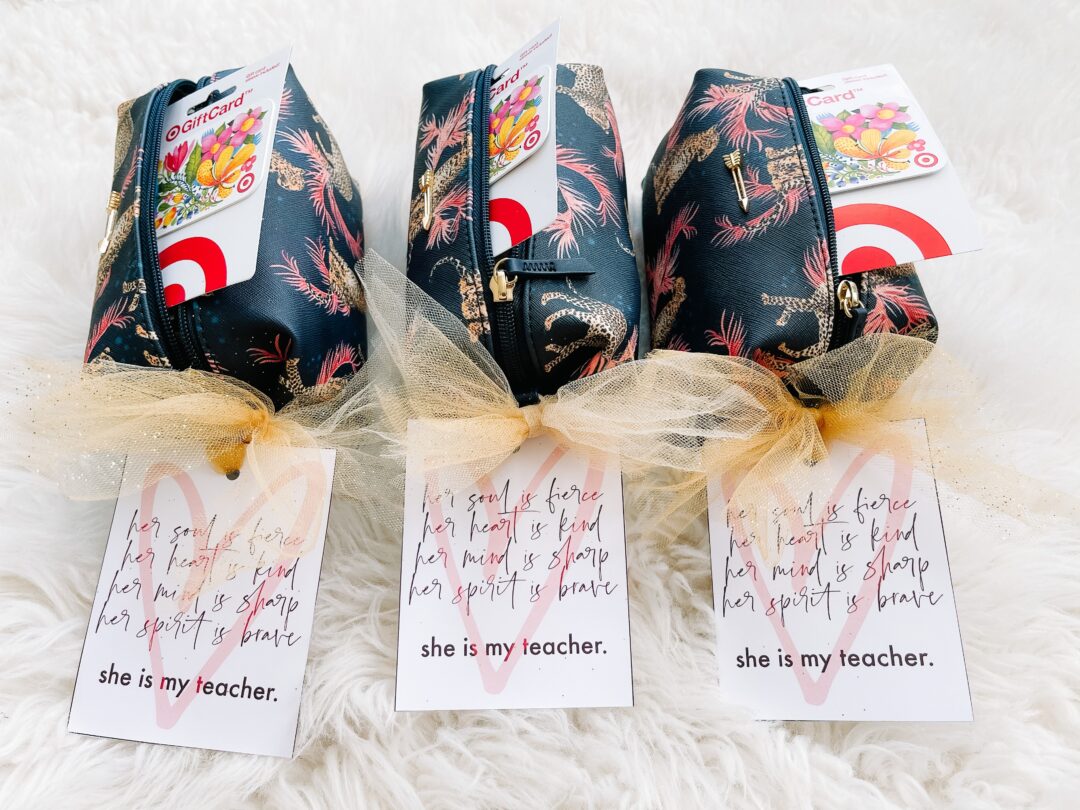 Easy Teacher Gift Idea with printable gift tags - easy tiger - This is our Bliss