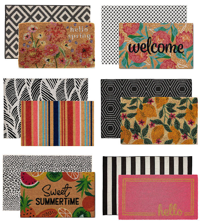 Layered Doormats For Spring, Home Decor