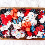 Red, White & Blue Snack Board - #patrioticharcuterieboard #4thofjulyappetizers #snackboard #redwhiteandblue - This is our Bliss copy