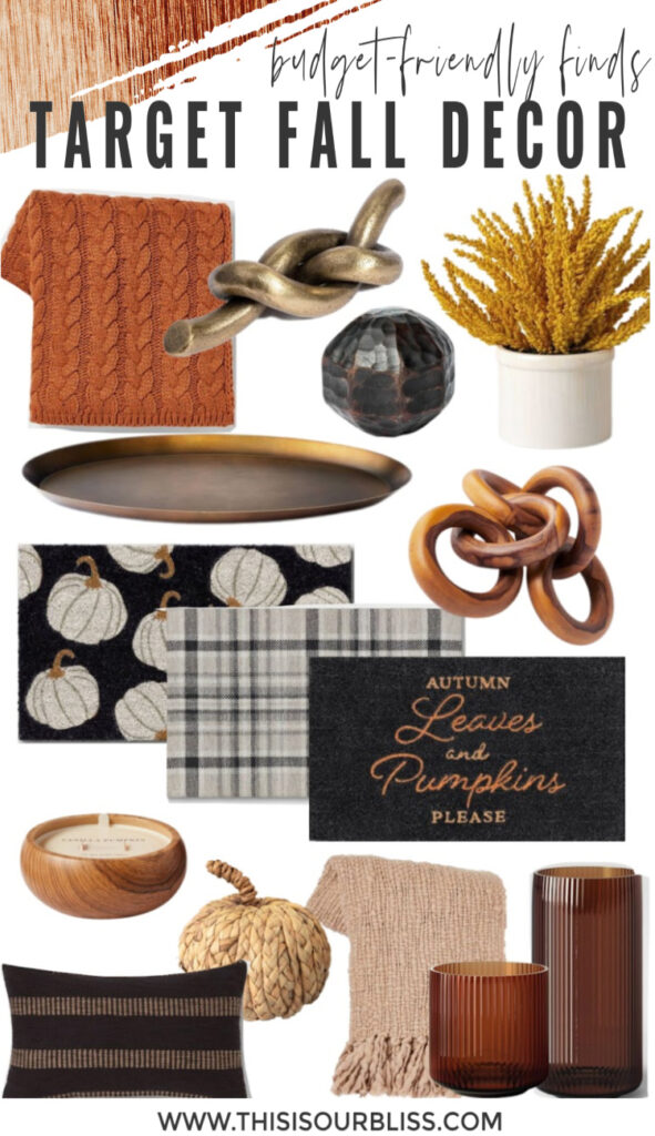 Target Fall Home Decor Finds - This is our Bliss