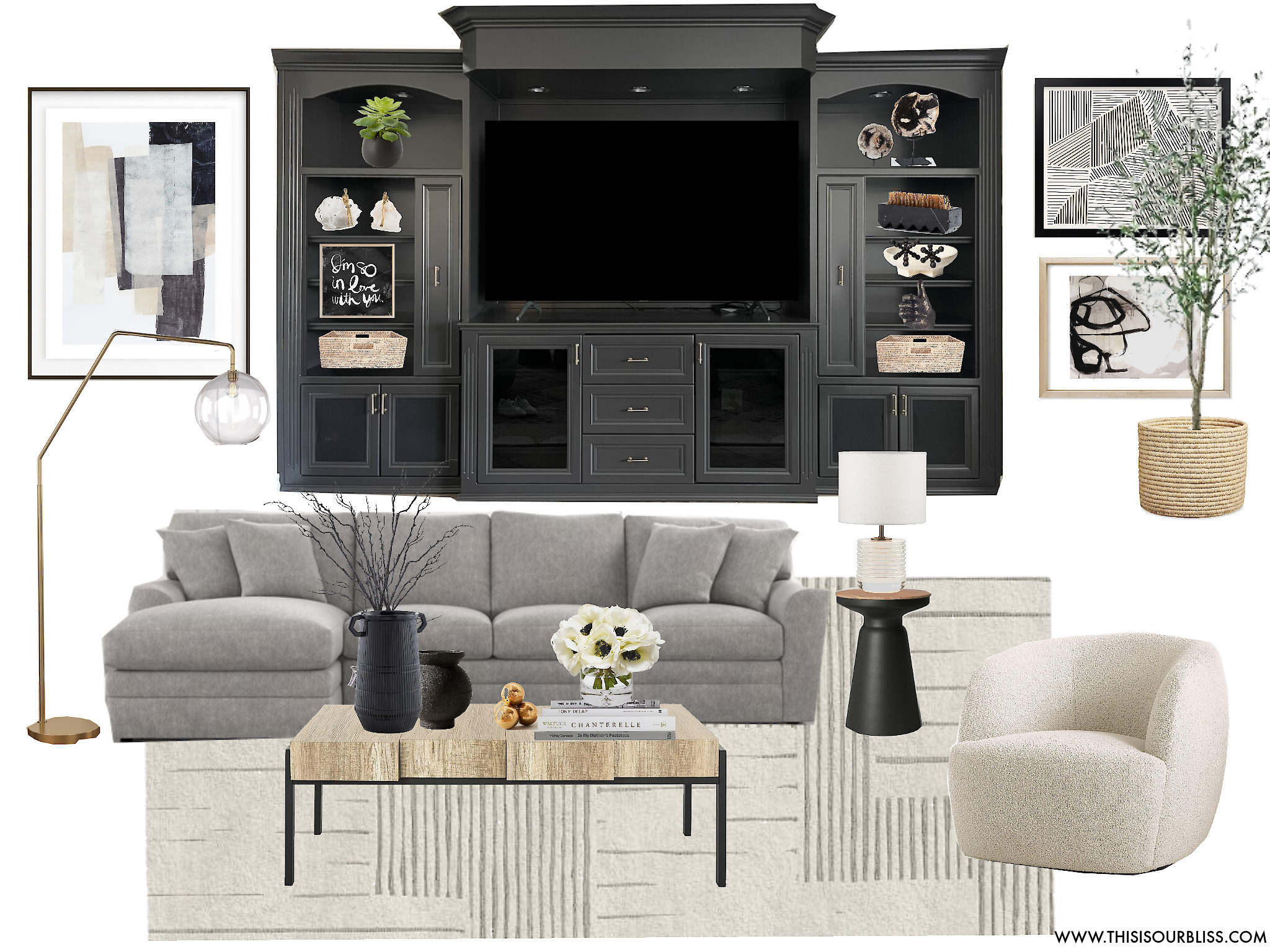 Kitchen + Family Room Mood Board & Design Plans // Fall 2021 ORC - This ...