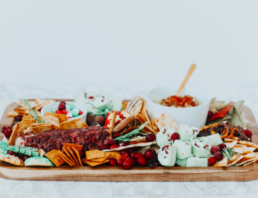Holiday Grazing Board the Whole Family Will Love - This is our Bliss #christmascharcuterie #holidaygrazing