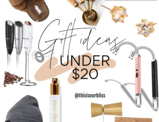Gift Ideas Under $20 - Holiday Gift Guide - This is our Bliss
