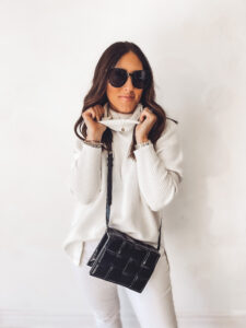 Easy Winter White Outfit // 10 white sweater options for winter - This is our Bliss #winterwhite #whitesweaters