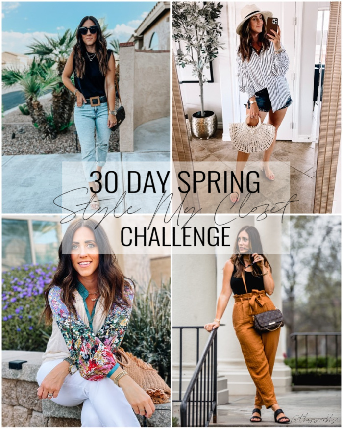 30 Day Spring Style My Closet Challenge This is our Bliss